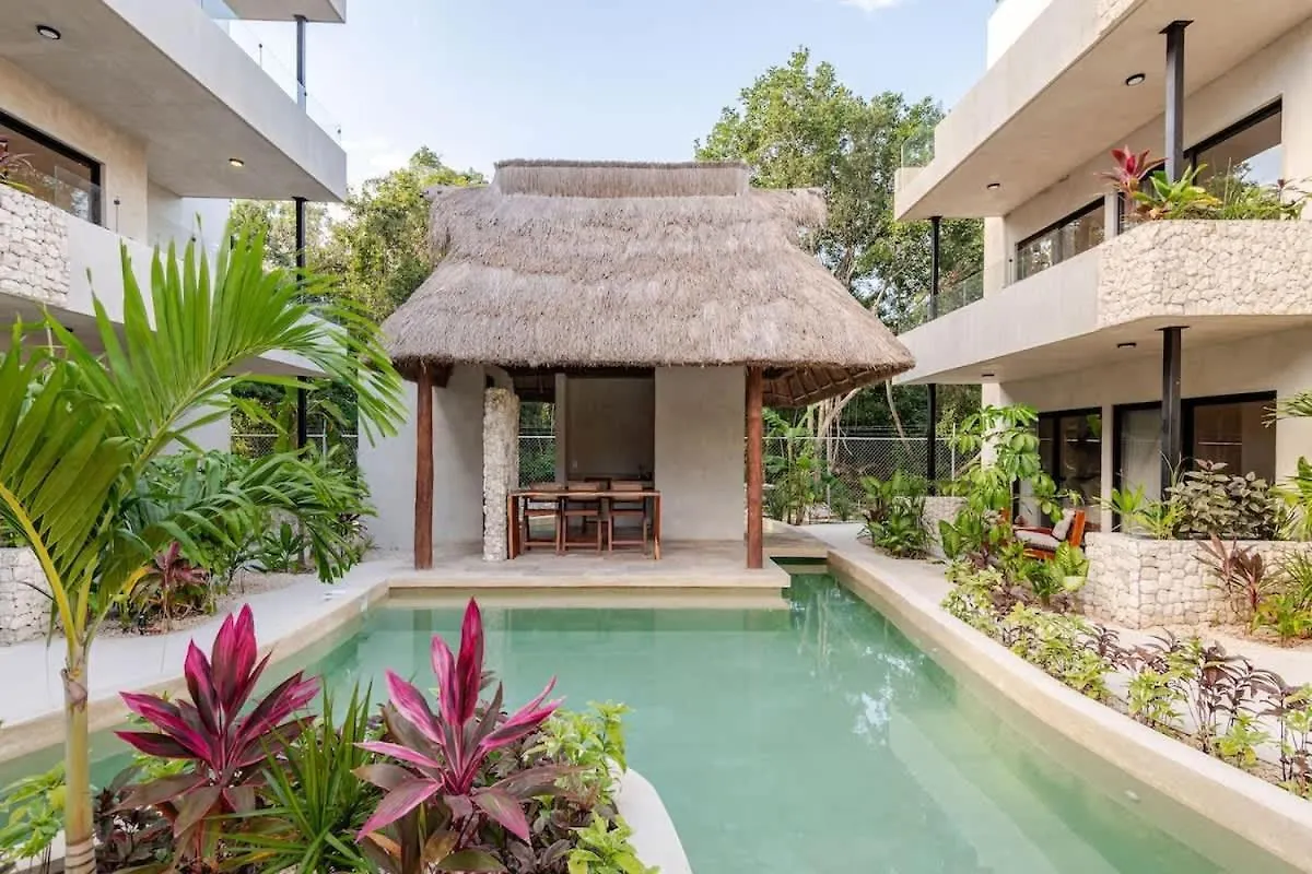Moderno Retiro En La Selva Con Alberca Y Wifi Apartment Tulum 0*,  Mexico